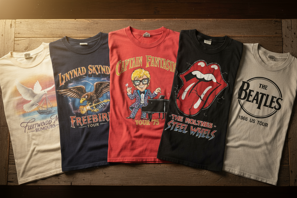 Vintage Concert Graphic Tees