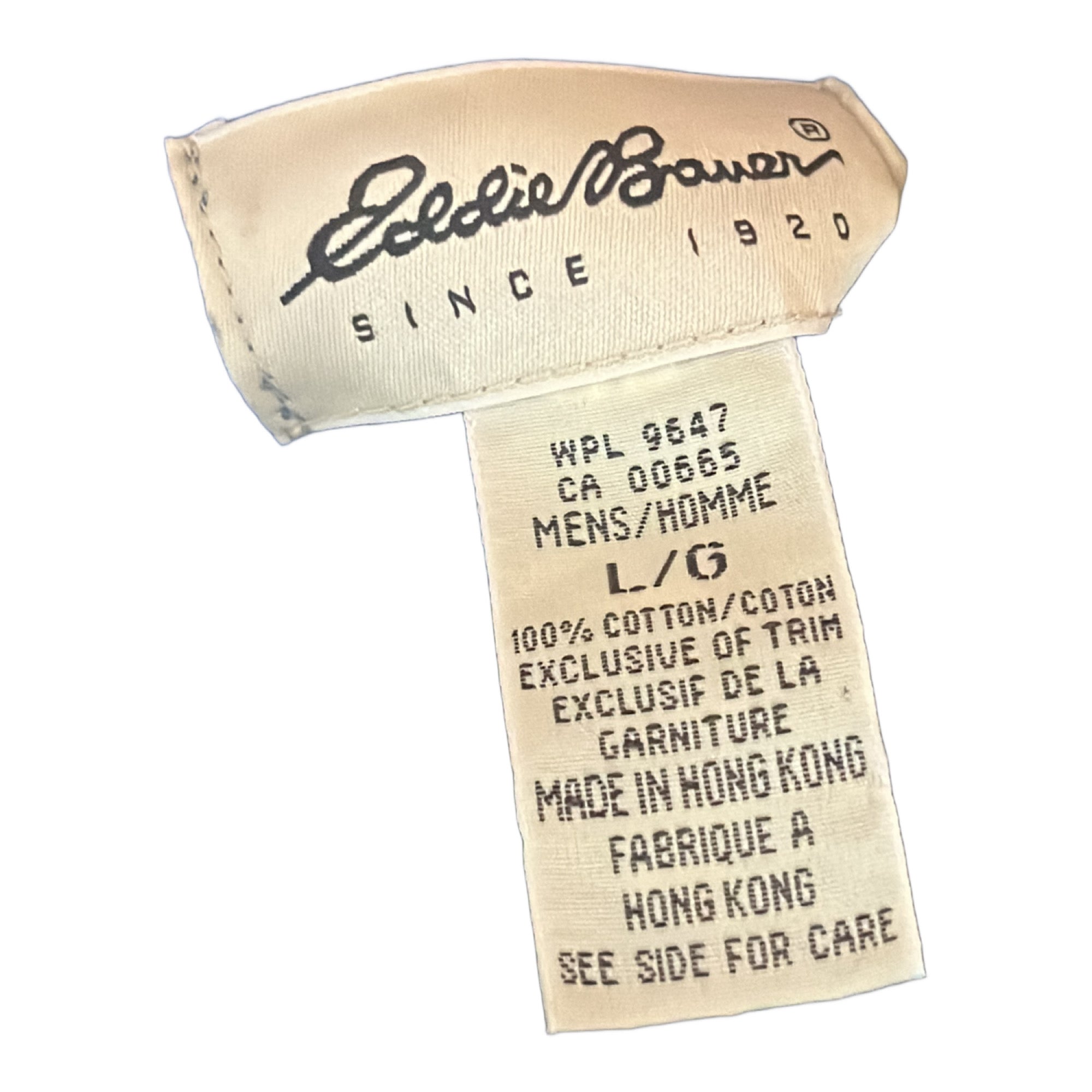 Vintage 90s Eddie Bauer Striped Pullover Sweater (Blue and Yellow)