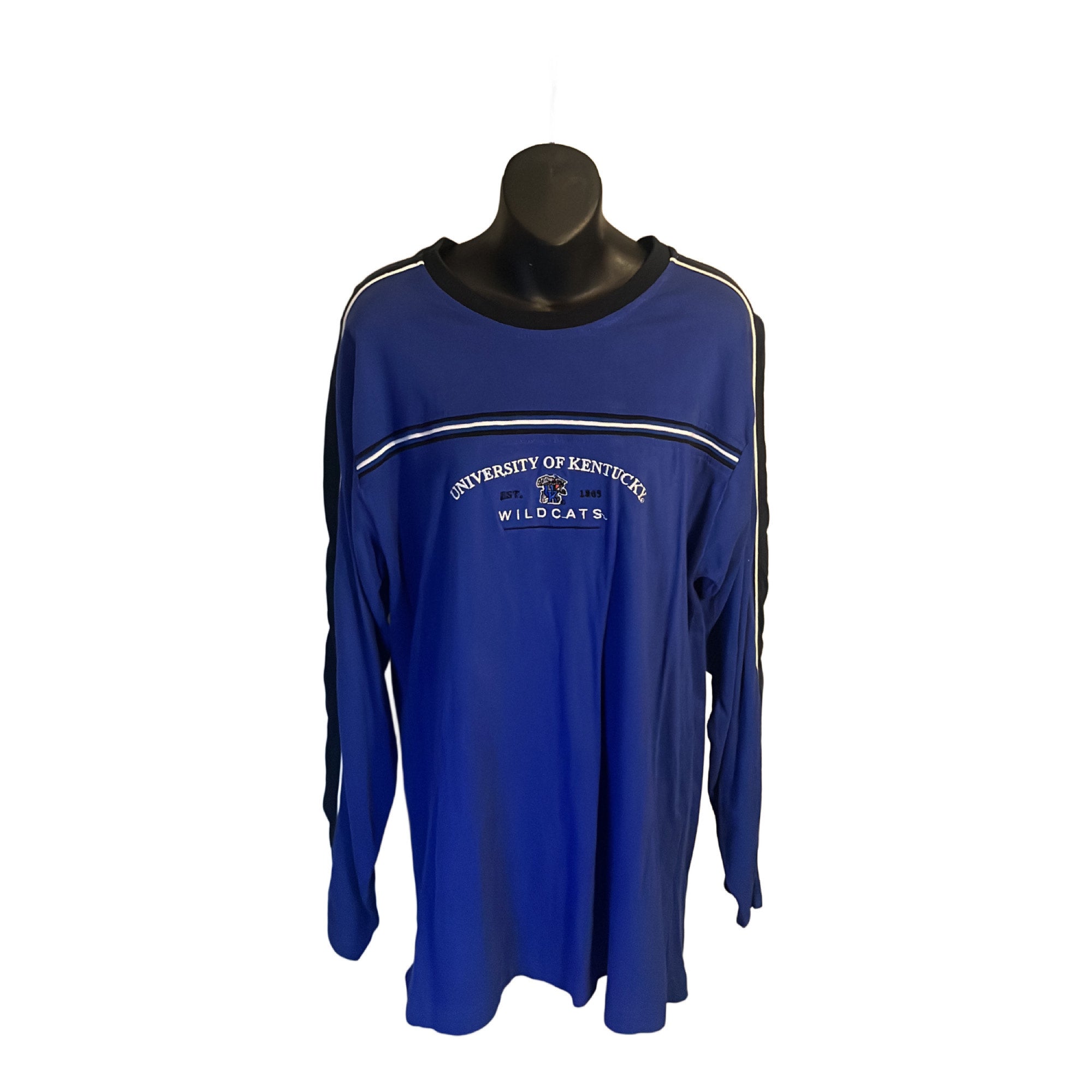 University of Kentucky Warm Up Shirt (Blue) Size Medium NCC Apparel Brand