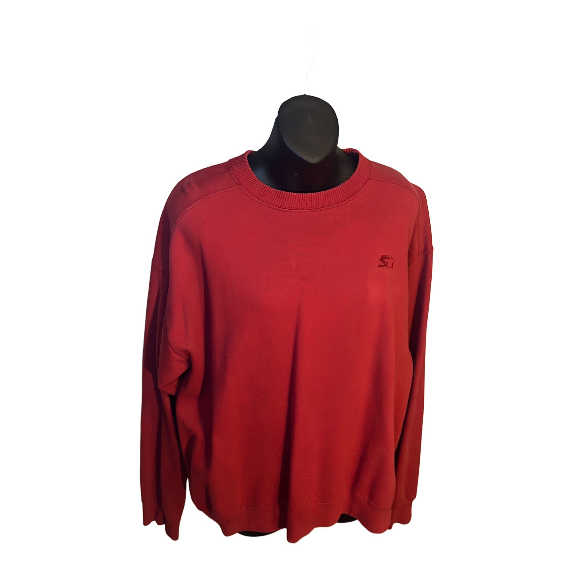 Vintage Distressed Navy Blue Starter Sweatshirt Size Large