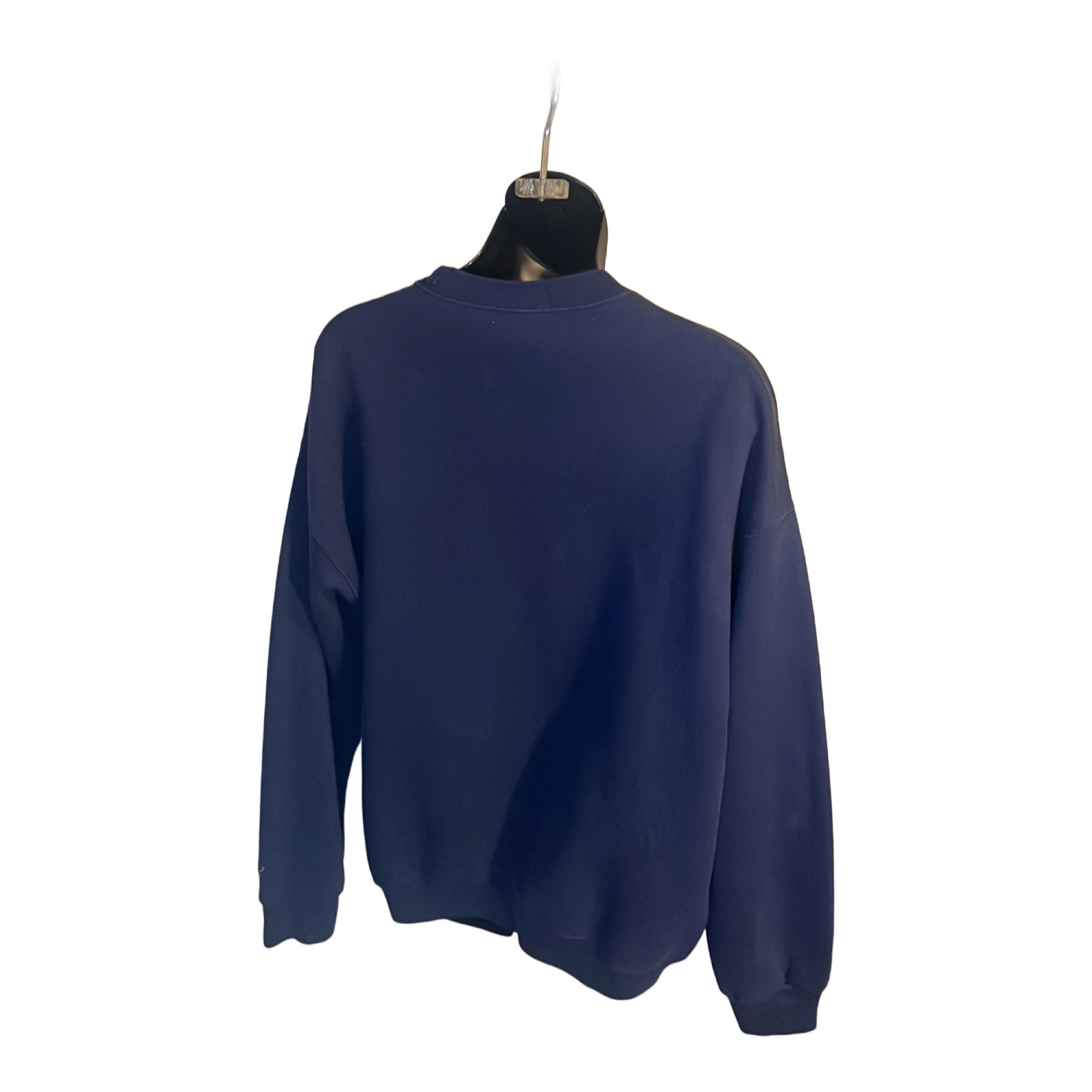 Vintage Distressed Navy Blue Starter Sweatshirt Size Large